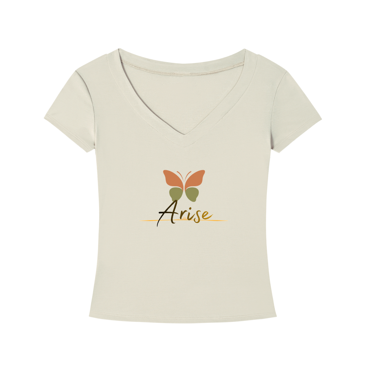 Tencel Slim Fit V-Neck T-Shirt